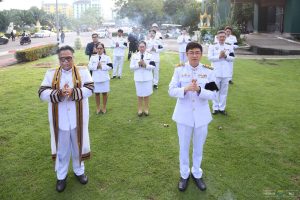 พิธีบวงสรวงสิ่งศักดิ์สิทธิ์ประจำ มทร.ธัญบุรี ก่อนวันซ้อมใหญ่ พิธีพระราชทานปริญญาบัตร ครั้งที่ 39 (อัลบั้ม 1)